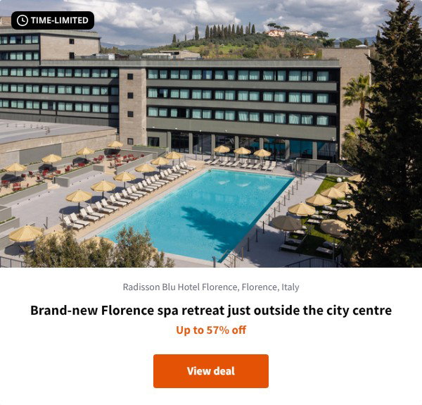 Brand-new Florence spa retreat just outside the city centre