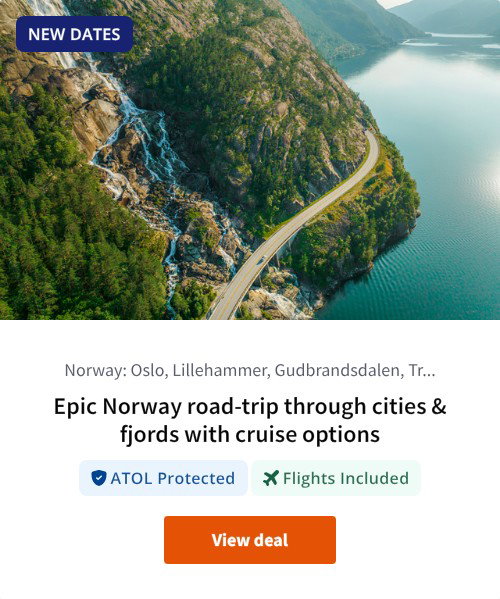 Epic Norway road-trip through cities &amp; fjords with cruise options