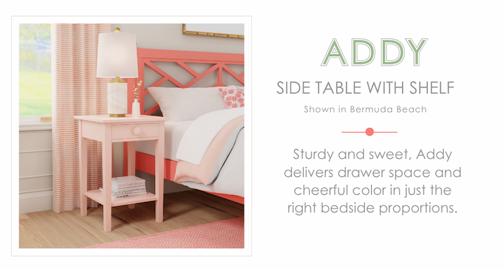 Addy Side Table with Shelf