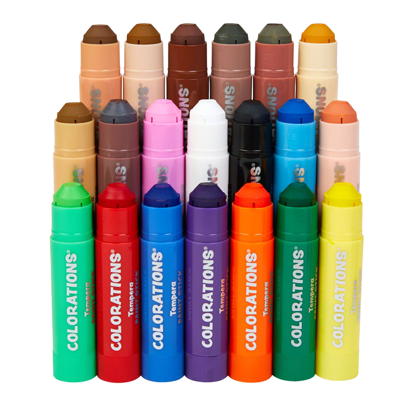 Colorations® Colors Like Me® Tempera Paint Sticks- Set of 20