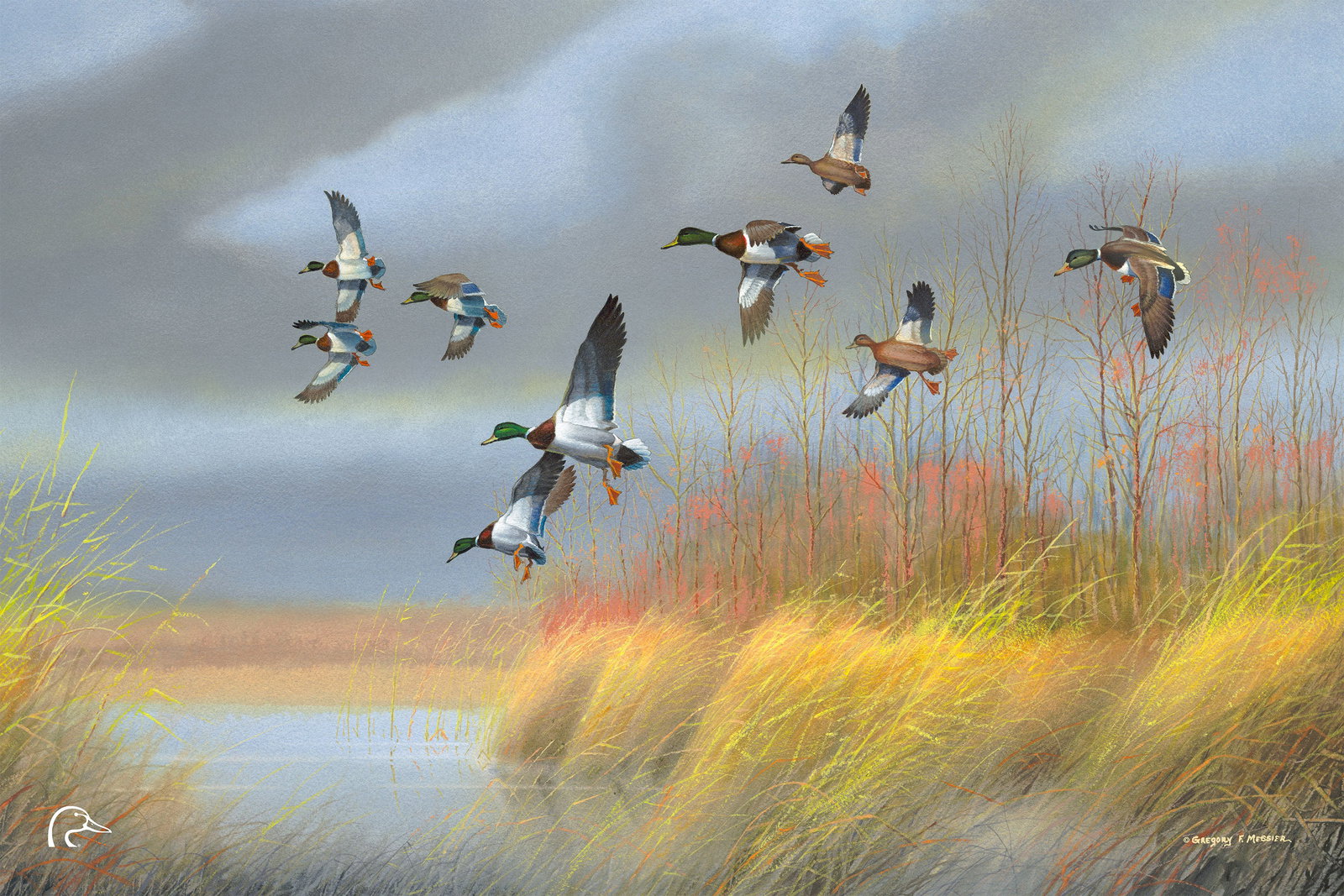 Image of Returning Home - Mallards Limited Edition Canvas - Official Ducks Unlimited Art