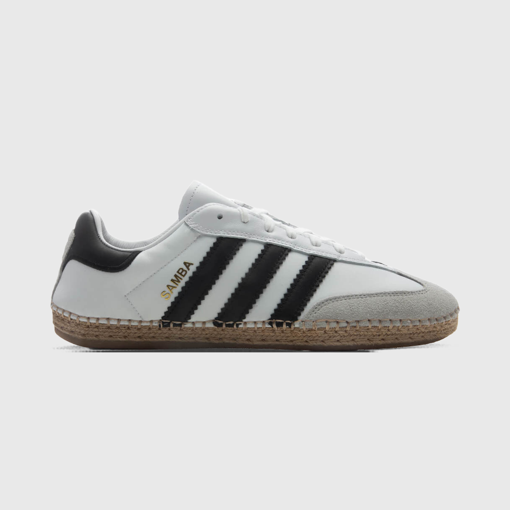 Adidas Originals x CLOT by Edison Chen Samba - Cloud White/Core Black/Cloud White