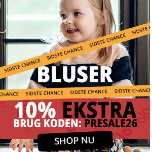 Spar 50% + 10% ekstra på bluser