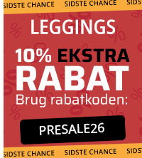Spar 50% + 10% ekstra på leggings