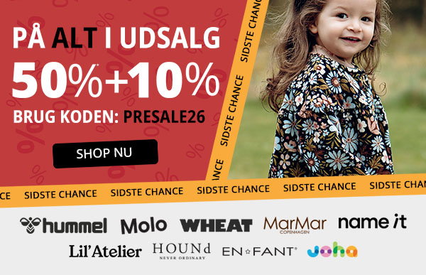 Spar 20% på udvalgte sandaler