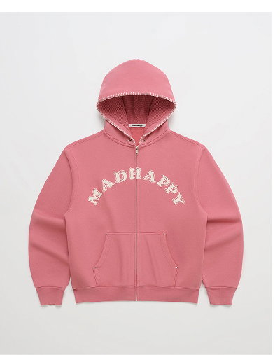 Washed Cooper Applique Hoodie - Rosehip