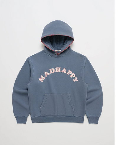 Washed Cooper Applique Hoodie - Tide
