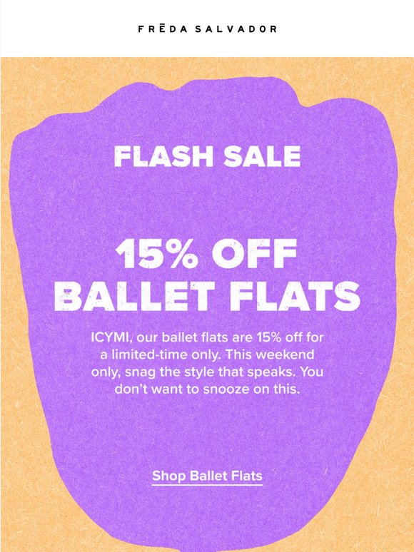 THE WEEKEND SALE YOU DON’T WANT TO MISS
