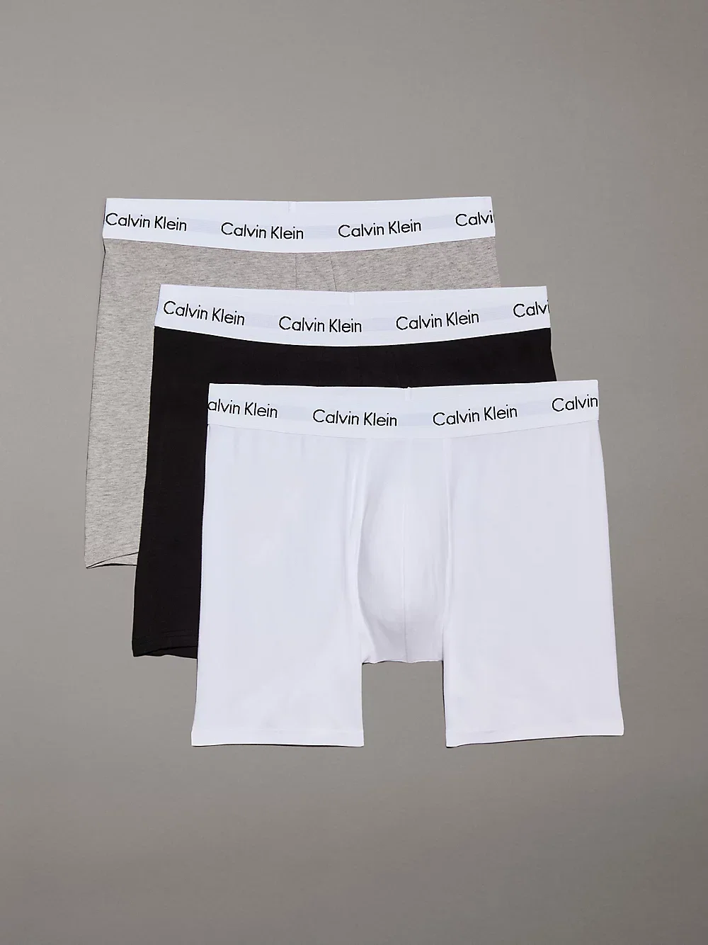 3 Pack Boxer Briefs - Cotton Stretch - Calvin Klein - Multi - Men - M