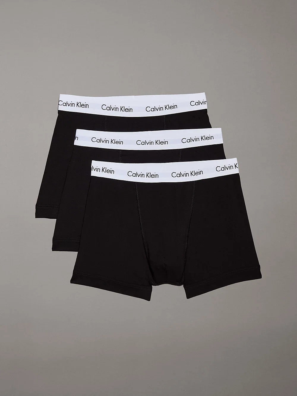 3 Pack Trunks - Cotton Stretch - Calvin Klein - Black - Men - M