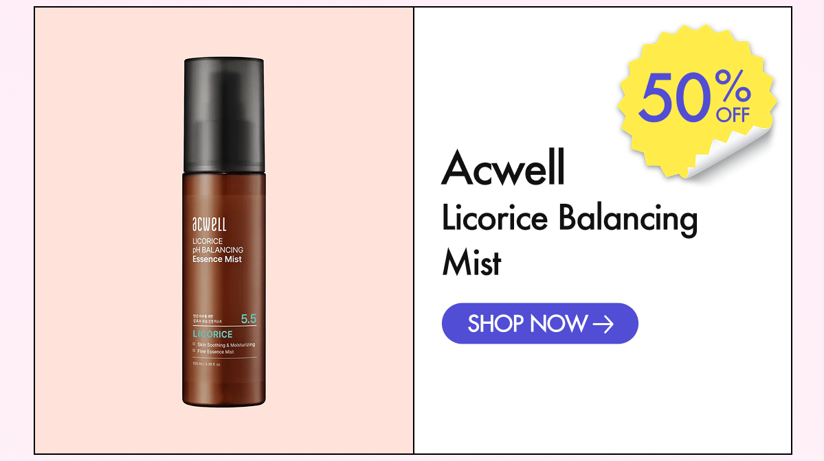 50% off Acwell Licorice Balancing Mist