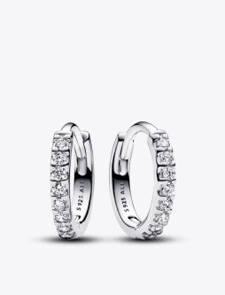 Sparkling Huggie Hoop earrings