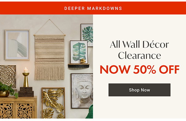 All Wall Decor Clearance - NOW 50% OFF - Shop Now