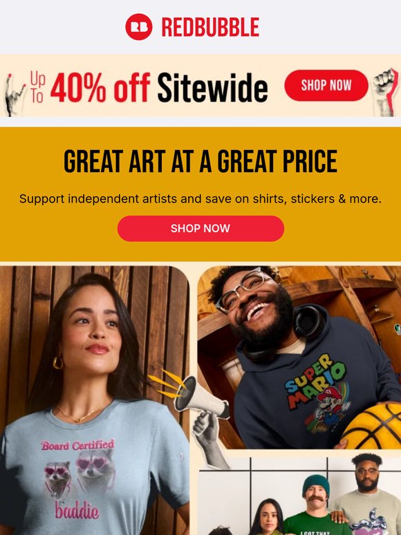 Still up to 40% Off Everything