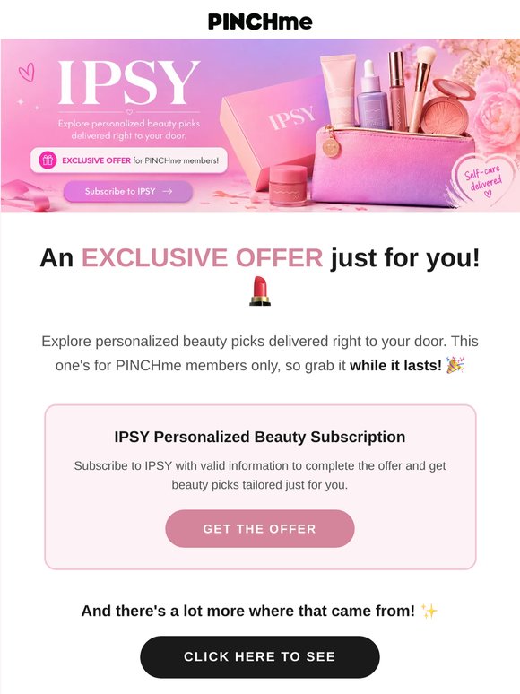Exclusive offer for members💜