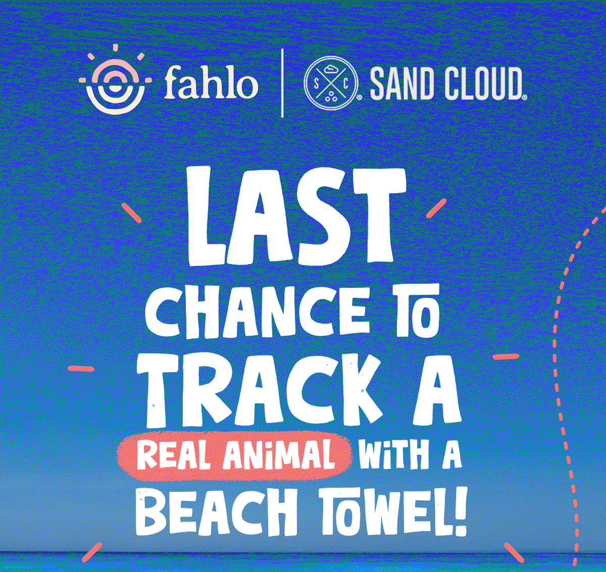 Last chance to track a real animal with a beach towel. Shop this limited drop before it's gone!