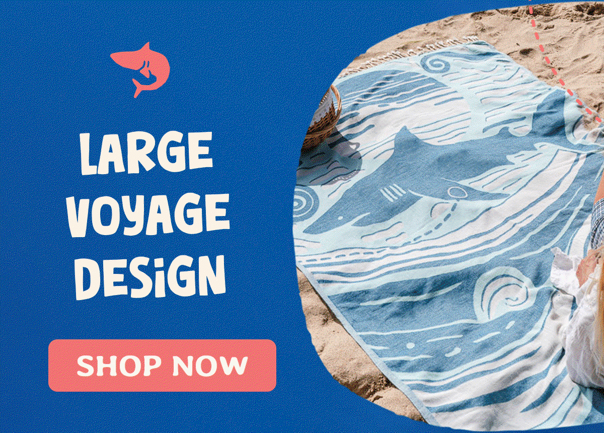 Lounge on the beach this summer, and track a real shark! Shop now.