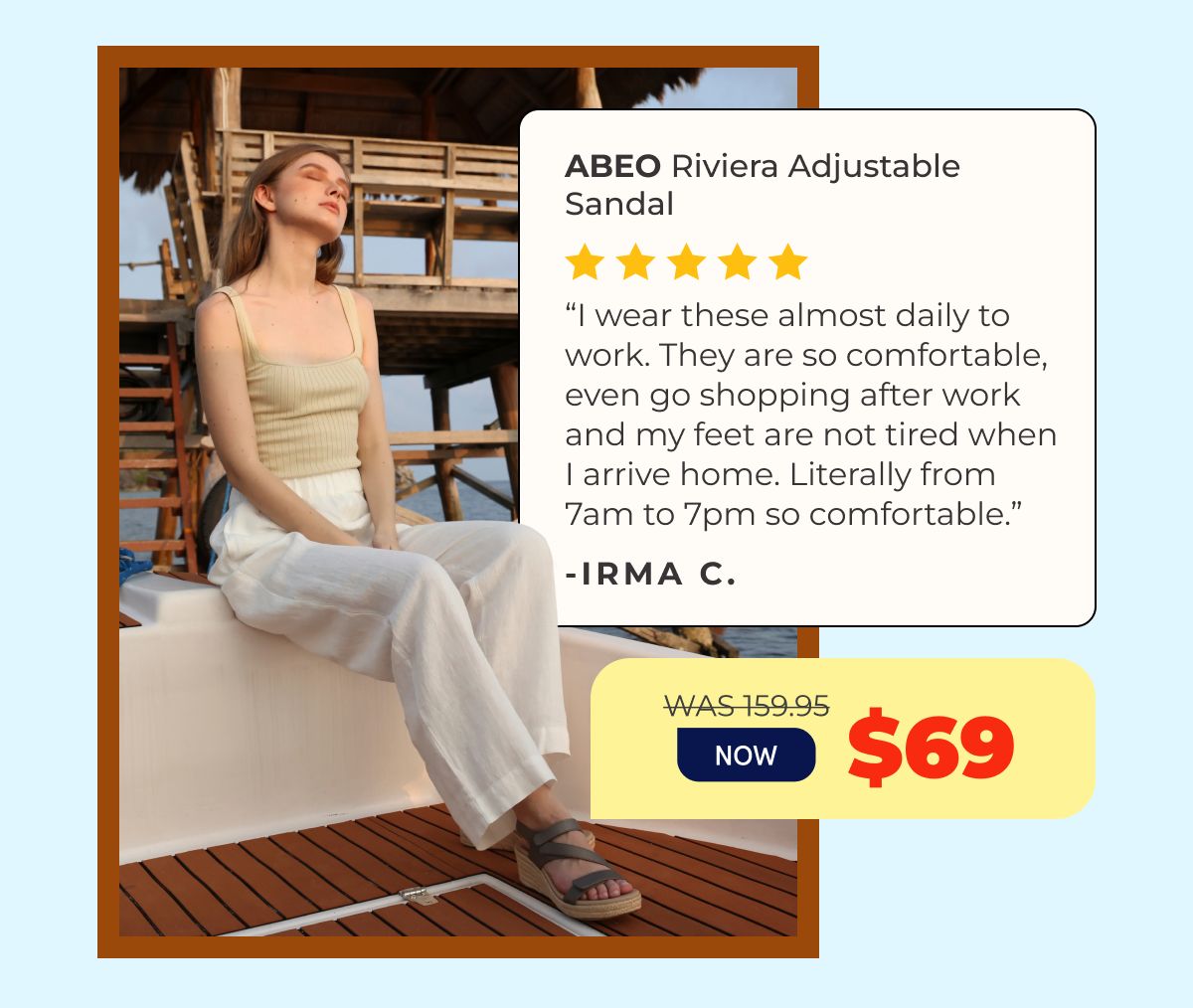 ABEO Riviera Adjustable Sandal