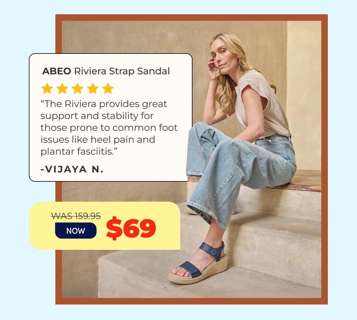 ABEO Riviera Strap Sandal