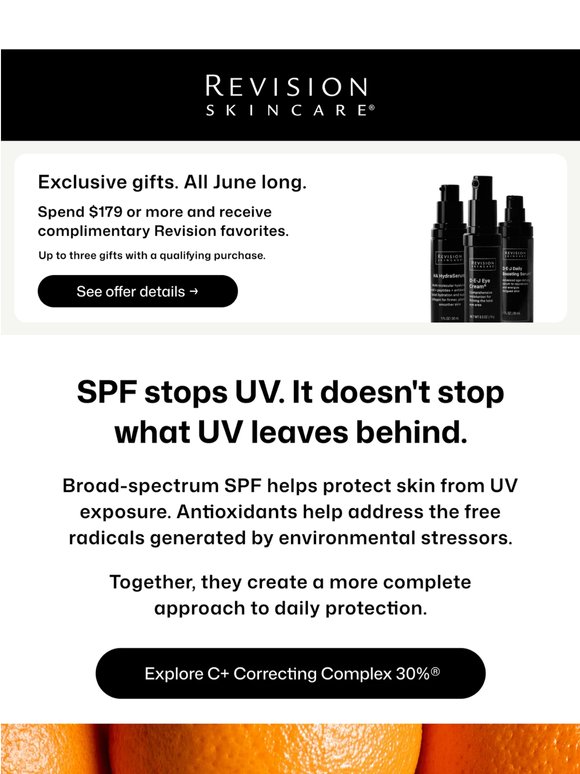SPF Stops UV. Not Everything UV Leaves Behind.