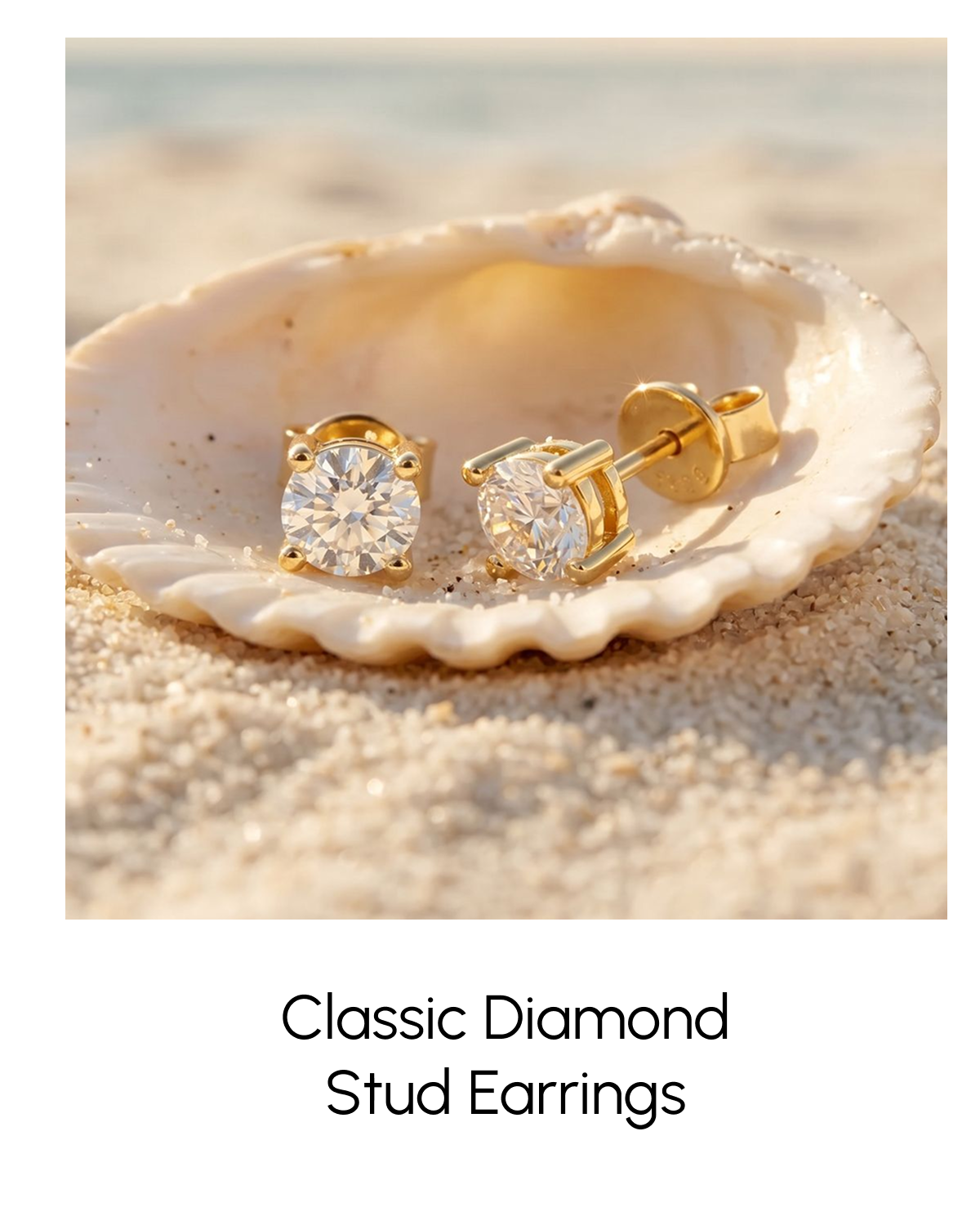 Classic Diamond Stud Earrings