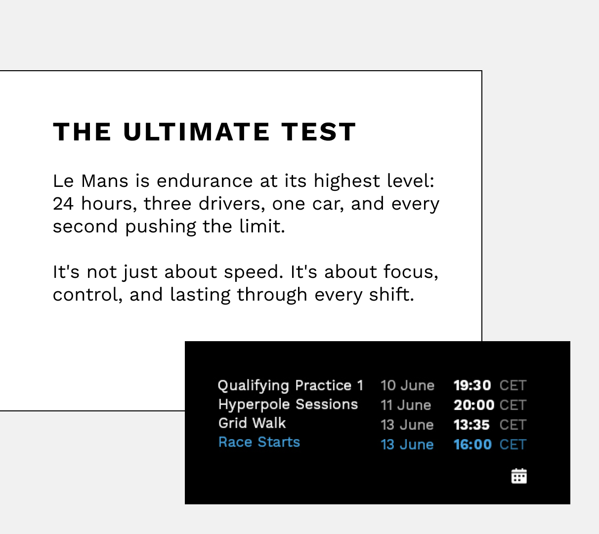 The Ultimate Test
