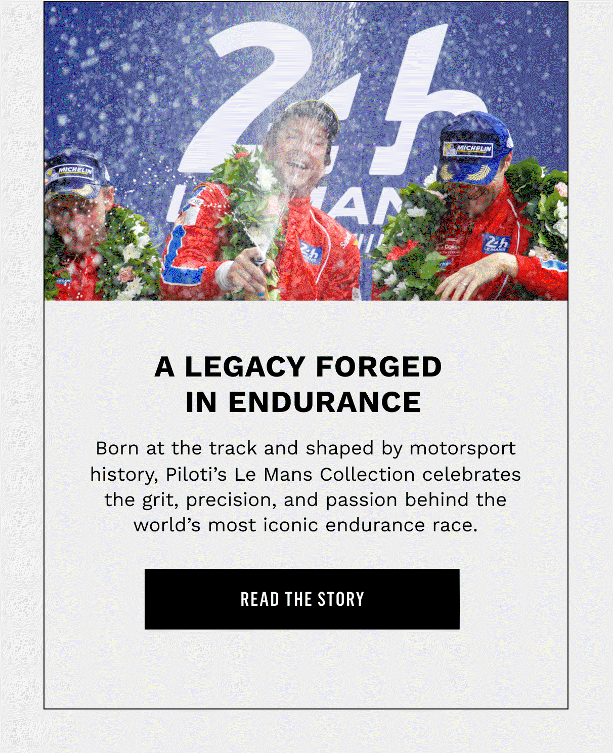 A LEGACY FORGED  IN ENDURANCE