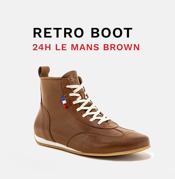 Retro Boot 24H Le Mans Brown