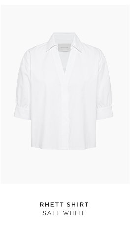 Rhett Shirt in Salt White