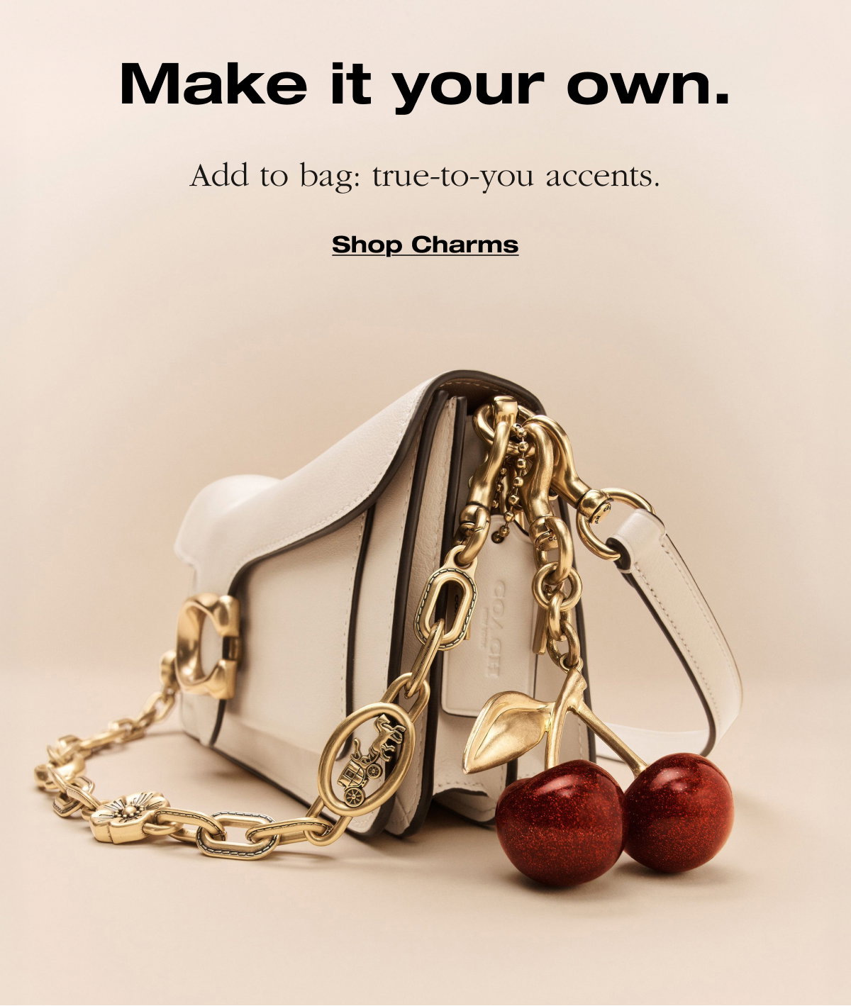 Make it your own. Add to bag: true-to-you accents. Shop Charms