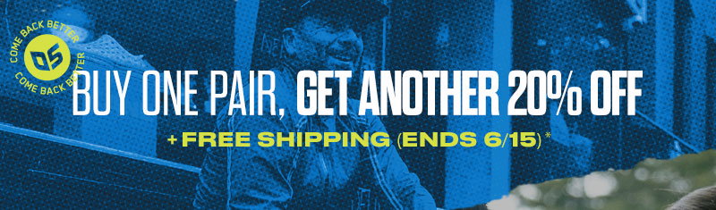Buy One Pair, Get Another 20% Off