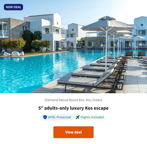 5* adults-only luxury Kos escape