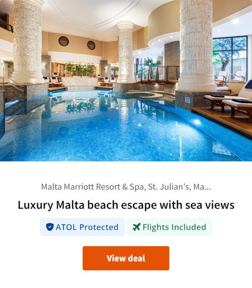 Luxury Malta beach escape with sea views