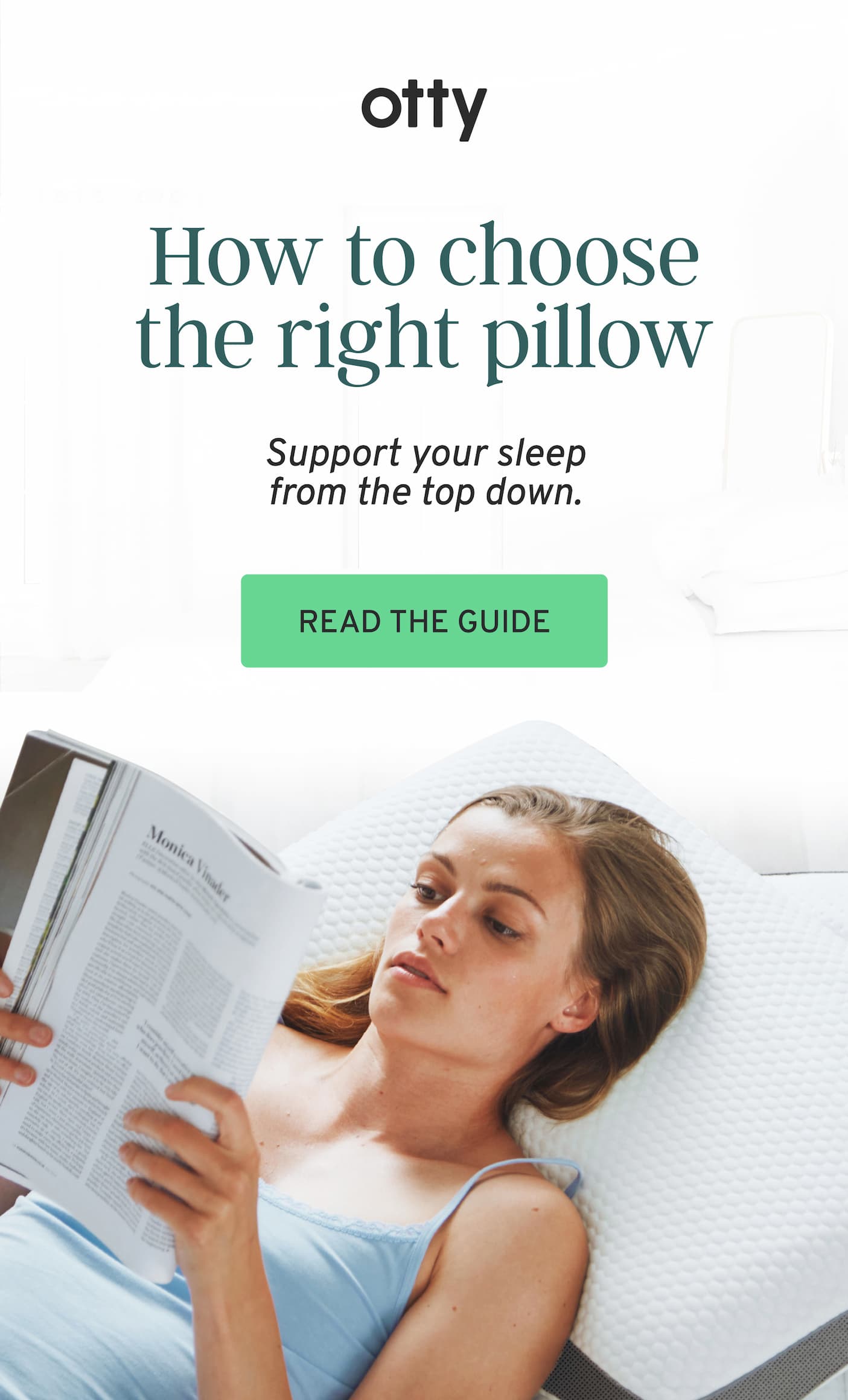 How To Choose The Right Pillow Support your sleep from the top down.
