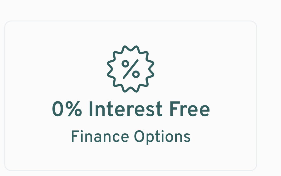 0% Interest Finance Options