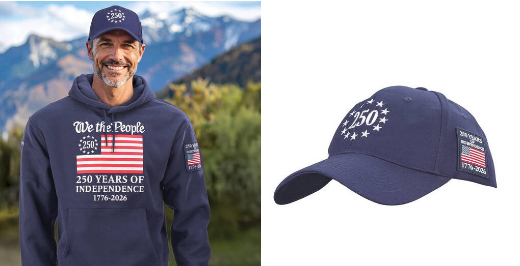 USA 250 Hoodie and Hat