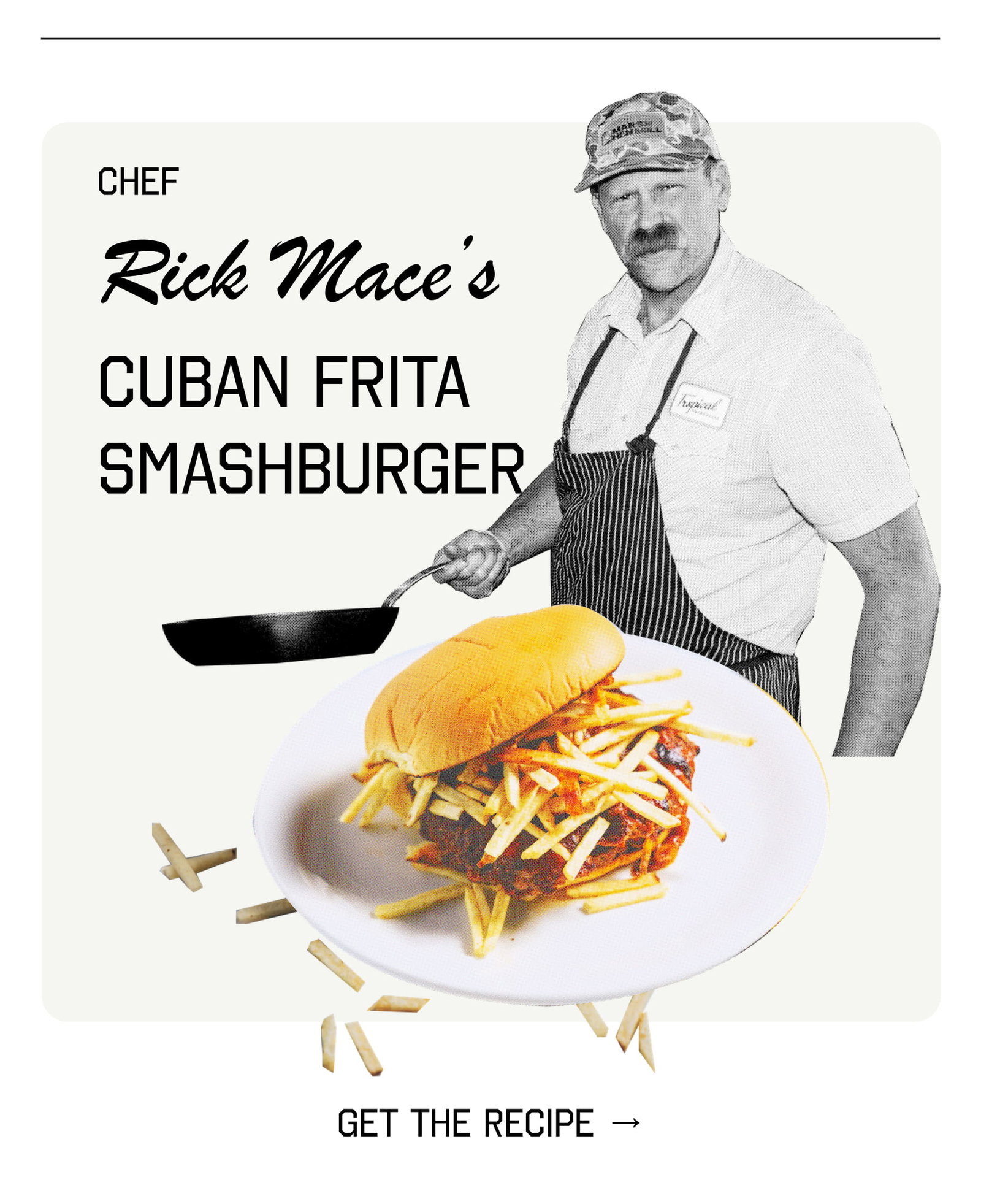 Chef Rick Mace's Cuban Frita Smashburger | Get the Recipe