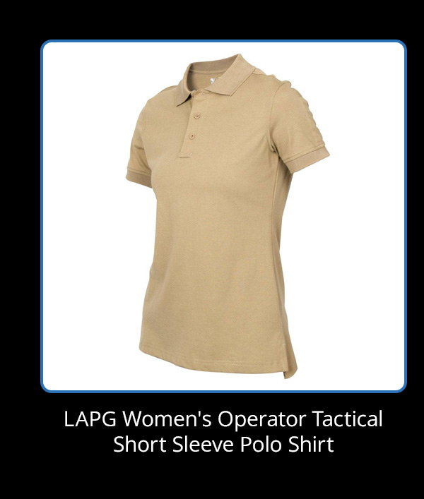 LAPG Women's Operator Tactical Short Sleeve Polo Shirt