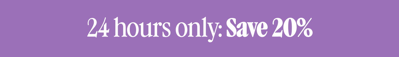 Today only: Get 20% OFF