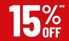 an extra 15% off**
