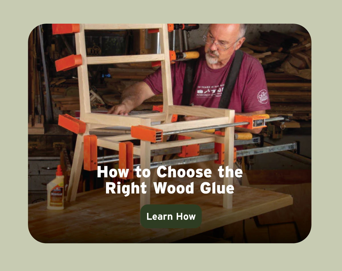 How To Choose the Right Wood Glue
