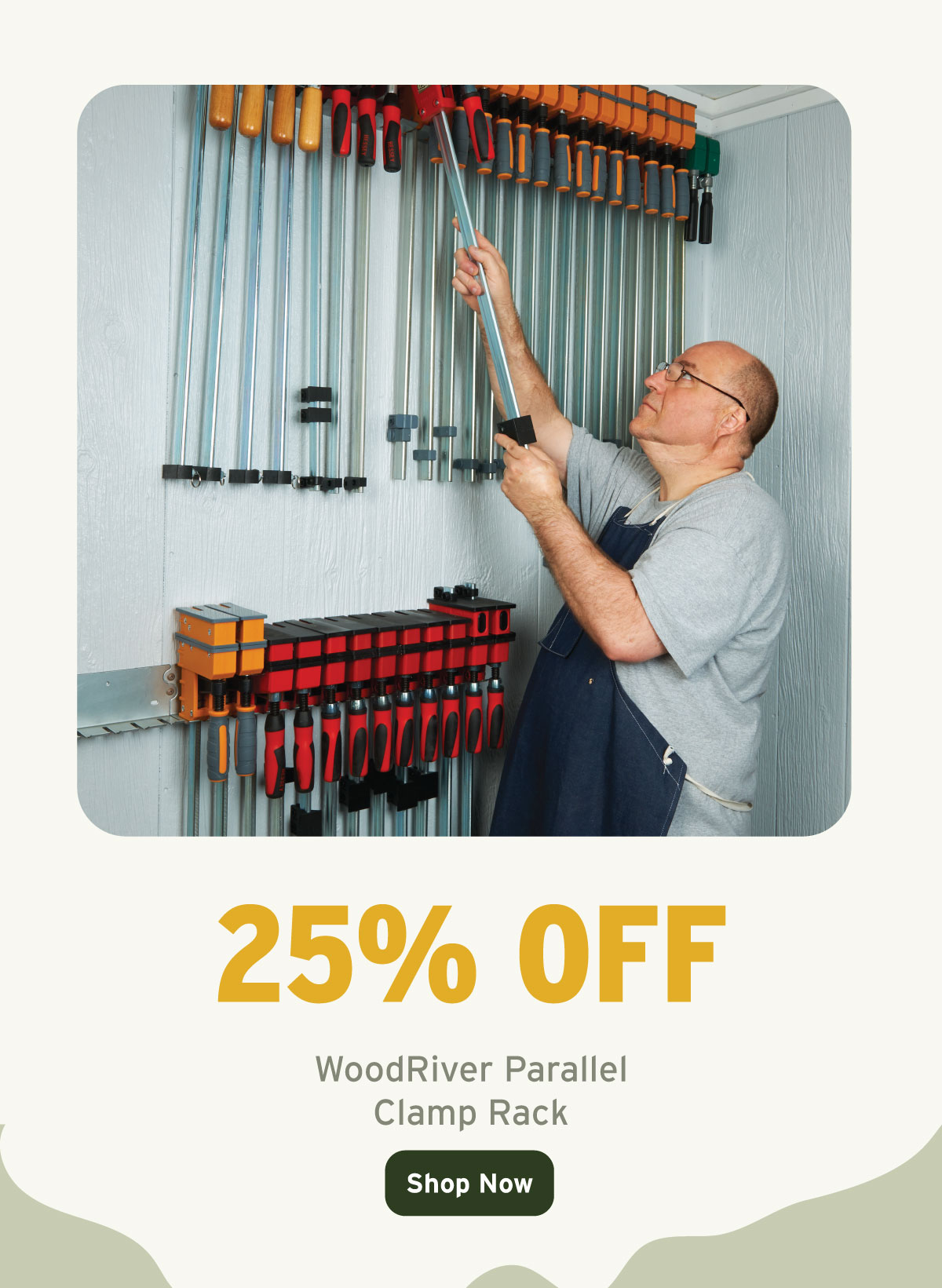 WoodRiver Parallel Clamp Rack