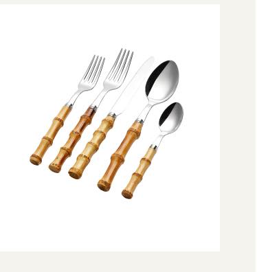 Sabre Bamboo 5-Piece Flatware Set