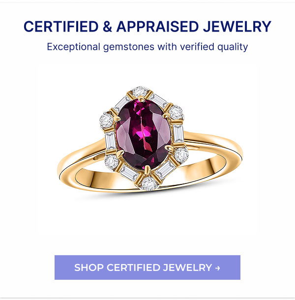 Certified & Appraised Jewelry