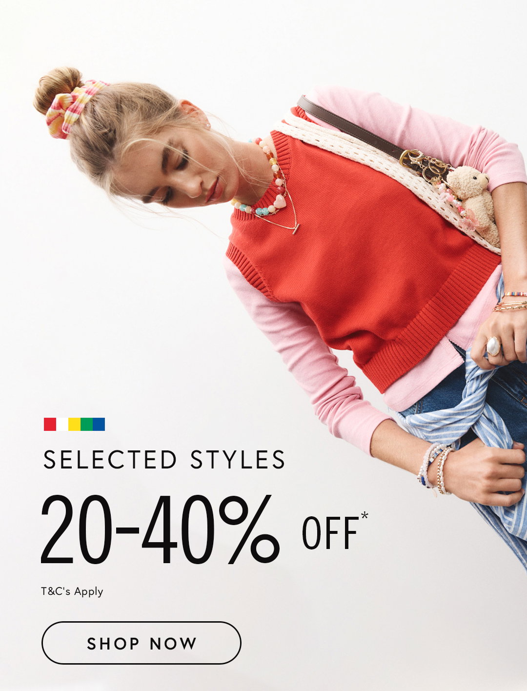 20 - 40% off