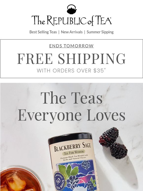 Ends Tomorrow - Free Shipping Over $35