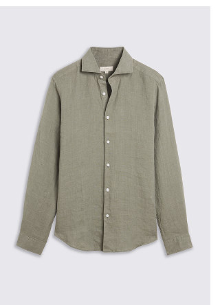 Green Linen Shirt