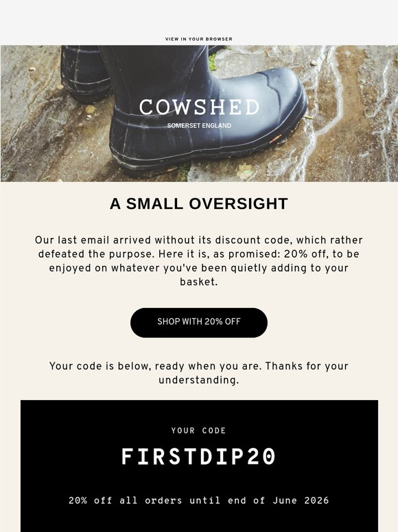 Well, that was awkward - here's your code