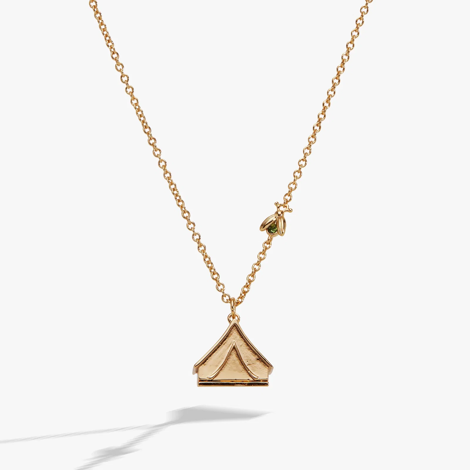 Image of "Glow With The Flow" Camping Tent Necklace