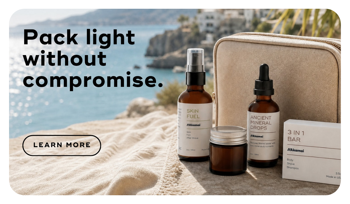 Travel smarter with multi-use essentials.